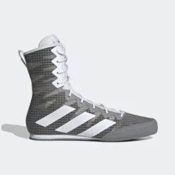 Adidas Box Hog 4 Boxing Boots 14 Adidas Box Hog 4 Boxing Boots -Boxing Promotions Store grey white 1 17
