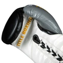 TITLE Icon I-Tech Lace Training Gloves 9 TITLE Icon I-Tech Lace Training Gloves -Boxing Promotions Store iitgl bk wh gr 03 1
