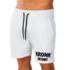 Kronk Detroit Applique Jog Shorts -Boxing Promotions Store kronk applique detroit jog shorts white 1