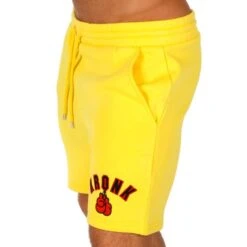 Kronk Gloves Applique Jog Shorts -Boxing Promotions Store kronk applique gloves jog shorts yellow 1