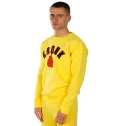 Kronk Gloves Applique Sweatshirt 11 Kronk Gloves Applique Sweatshirt -Boxing Promotions Store kronk gloves applique sweatshirt yellow 1