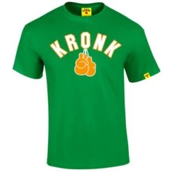 Kronk Gloves Tee -Boxing Promotions Store kronk t shirt green
