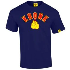 Kronk Gloves Tee -Boxing Promotions Store kronk t shirt navy