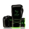 Fly Superlace X Boxing Gloves -Boxing Promotions Store lace black green 1