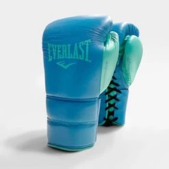 Everlast Powerlock2 Pro Training Boxing Gloves - Lace -Boxing Promotions Store lace blue 1 1