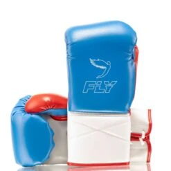 Fly Superlace X Boxing Gloves -Boxing Promotions Store lace blue 1 4