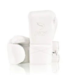 Fly Superlace X Boxing Gloves -Boxing Promotions Store lace white 1 1