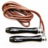 Ringside Leather Skipping Rope - Black Handle 1 Ringside Leather Skipping Rope - Black Handle -Boxing Promotions Store leather skipping rope black
