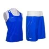 Nike Competition Boxing Shorts & Vest Set -Boxing Promotions Store ncbsvs blue