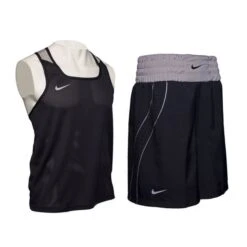 Nike Competition Boxing Shorts & Vest Set 7 Nike Competition Boxing Shorts & Vest Set -Boxing Promotions Store nike shorts vest black