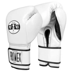 Pro Mex Pro Boxing Gloves V3.0 - Hook & Loop -Boxing Promotions Store pmtge3 wh 1 4