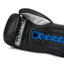 TITLE Platinum Perilous Lace Sparring Gloves -Boxing Promotions Store ppssgl bk sv 3 1