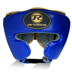 Ringside Pro Fitness Headguard -Boxing Promotions Store pro fitness metallic head royal front