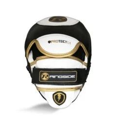 Ringside Protect G1 Hook & Jab Pads -Boxing Promotions Store protect g1 hook and jab pads black white gold back