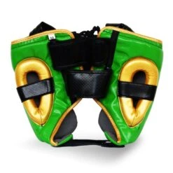 Ringside Pro Fitness Headguard -Boxing Promotions Store pu head back green
