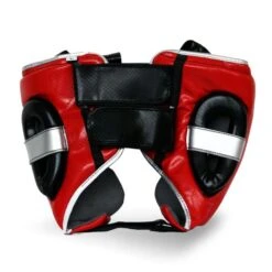 Ringside Pro Fitness Headguard -Boxing Promotions Store pu head back red 2