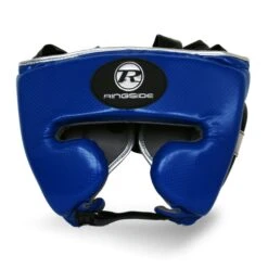 Ringside Pro Fitness Headguard -Boxing Promotions Store pu head front blue 2