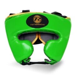 Ringside Pro Fitness Headguard -Boxing Promotions Store pu head front green