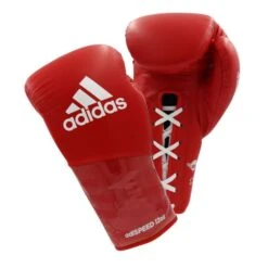 Adidas AdiSpeed Boxing Gloves - Lace 18 Adidas AdiSpeed Boxing Gloves - Lace -Boxing Promotions Store red lace