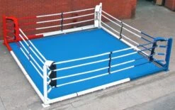Geezers Club Fixed Floor Mounted Boxing Ring (No Flooring) -Boxing Promotions Store ring1