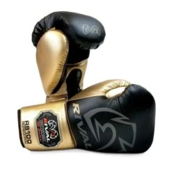 Rival RS100 Professional Sparring Boxing Gloves -Boxing Promotions Store rival rs100 professional sparring gloves black gold geezers boxing 2