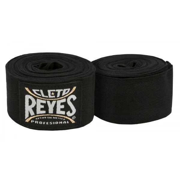 Cleto Reyes Mexican Hook & Loop Handwraps - Black 3 Cleto Reyes Mexican Hook & Loop Handwraps - Black