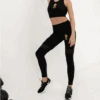 Di Nardo Womens Gym Leggings - Black -Boxing Promotions Store screen shot 2020 08 26 at 16.07.14