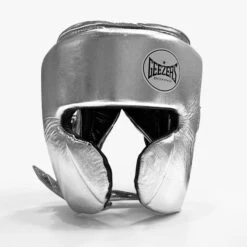 Geezers Elite Pro Headguard 2.0 21 Geezers Elite Pro Headguard 2.0 -Boxing Promotions Store silver cheek