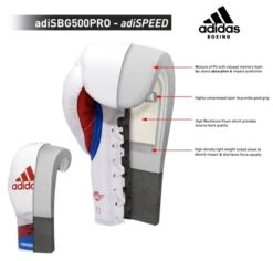 Adidas AdiSpeed Boxing Gloves - Lace 16 Adidas AdiSpeed Boxing Gloves - Lace -Boxing Promotions Store speed lace specs 1