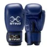 Sting IBA Contest Boxing Gloves -Boxing Promotions Store st115 blue