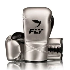 Fly Superlace X Boxing Gloves -Boxing Promotions Store superlace x silver 1