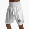 Suzi Wong X Geezers Satin Boxing Shorts -Boxing Promotions Store sw1701 white 1