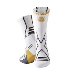 Suzi Wong X Sole Boxing Socks -Boxing Promotions Store sw2101 white gold black