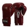 TITLE Old School Leather Bag Gloves 1 TITLE Old School Leather Bag Gloves -Boxing Promotions Store tb137 maroon 1