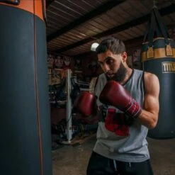 TITLE Boxing Sugar Ray Leonard Throwback Leather Bag Gloves -Boxing Promotions Store tb164 9