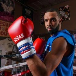 TITLE Boxing Sugar Ray Leonard Signature Leather Sparring Gloves -Boxing Promotions Store tb165 10