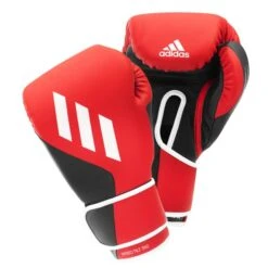 Adidas TILT 350 Pro Boxing Gloves - Hook & Loop -Boxing Promotions Store tilt velcro red black 1