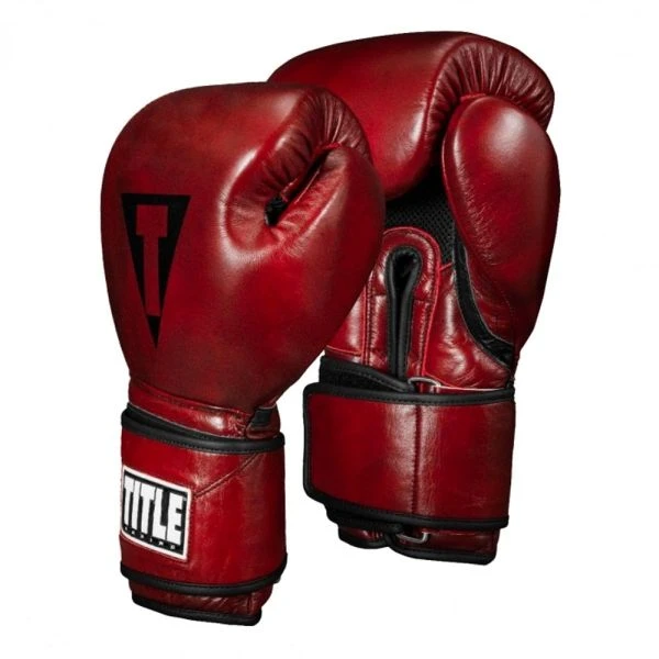 TITLE Boxing Blood Red Leather Bag Gloves 3 TITLE Boxing Blood Red Leather Bag Gloves