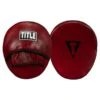TITLE Boxing Blood Red Leather Punch Mitts 2 TITLE Boxing Blood Red Leather Punch Mitts -Boxing Promotions Store title boxing blood red leather punch mitts 1