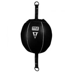 TITLE Double End Bag -Boxing Promotions Store title double end bag black 1