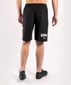 Venum Arrow LOMA Signature Collection Training Shorts - Black/White -Boxing Promotions Store training short arrow black white 1500 05