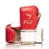 Fly Superloop Lightning Boxing Gloves -Boxing Promotions Store velcro red gold 1
