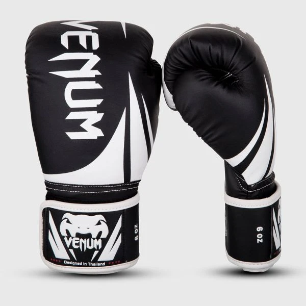 Venum Challenger 2.0 Kids Boxing Gloves - Black/White 3 Venum Challenger 2.0 Kids Boxing Gloves - Black/White