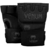 Venum Kontact Gel Glove Wraps - Black 2 Venum Kontact Gel Glove Wraps - Black -Boxing Promotions Store venum kontact gel glove wraps black geezers boxing