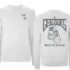 Geezers Sweatshirt Back Logo 2 Geezers Sweatshirt Back Logo -Boxing Promotions Store white grey sweatshirt