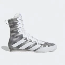 Adidas Box Hog 4 Boxing Boots 19 Adidas Box Hog 4 Boxing Boots -Boxing Promotions Store white grey 1