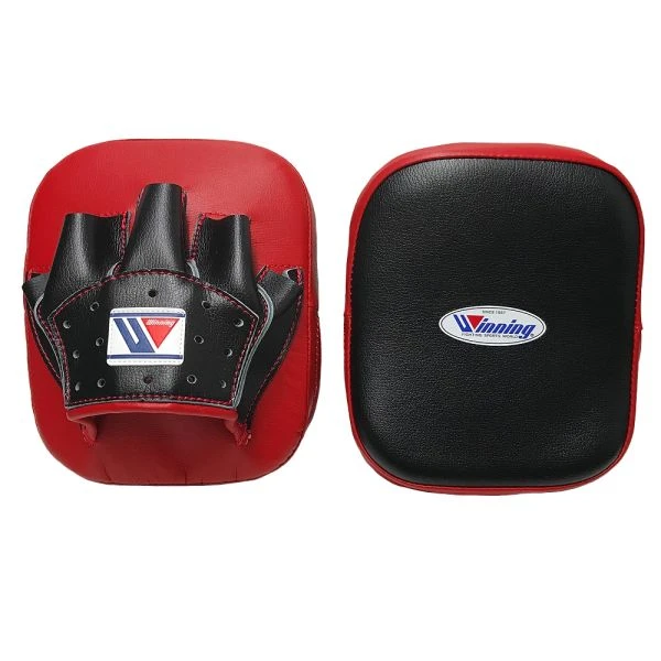 Winning CM-10 Cuban Style Punch Mitts - Red/Black 3 Winning CM-10 Cuban Style Punch Mitts - Red/Black