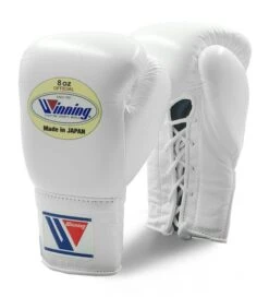 Winning MS Pro Fight Boxing Gloves -Boxing Promotions Store winning pro fight gloves white